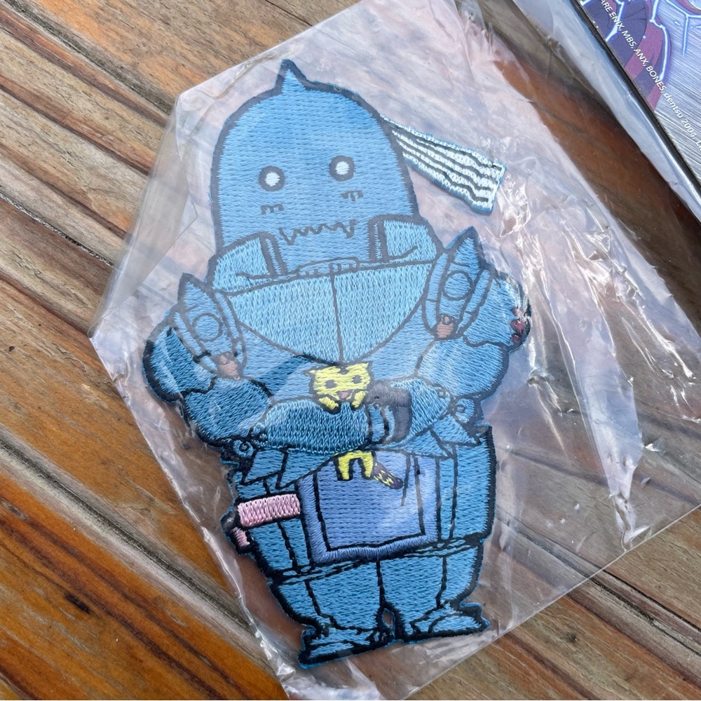 FullMetal Alchemist Iron On Patch Embroidered Alphonse Elric Kitty Anime